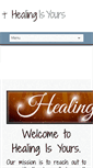 Mobile Screenshot of healingisyours.com